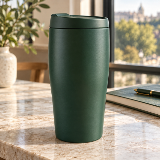 Forest Travel Tumbler — original generated design visualization