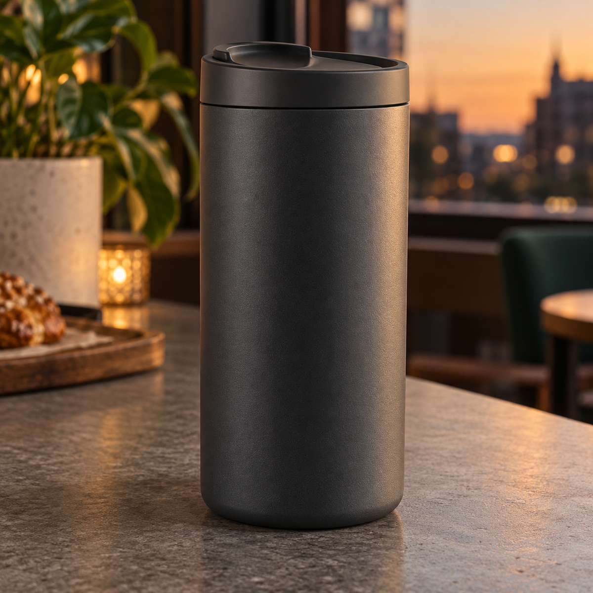 Midnight Travel Tumbler — original generated design visualization