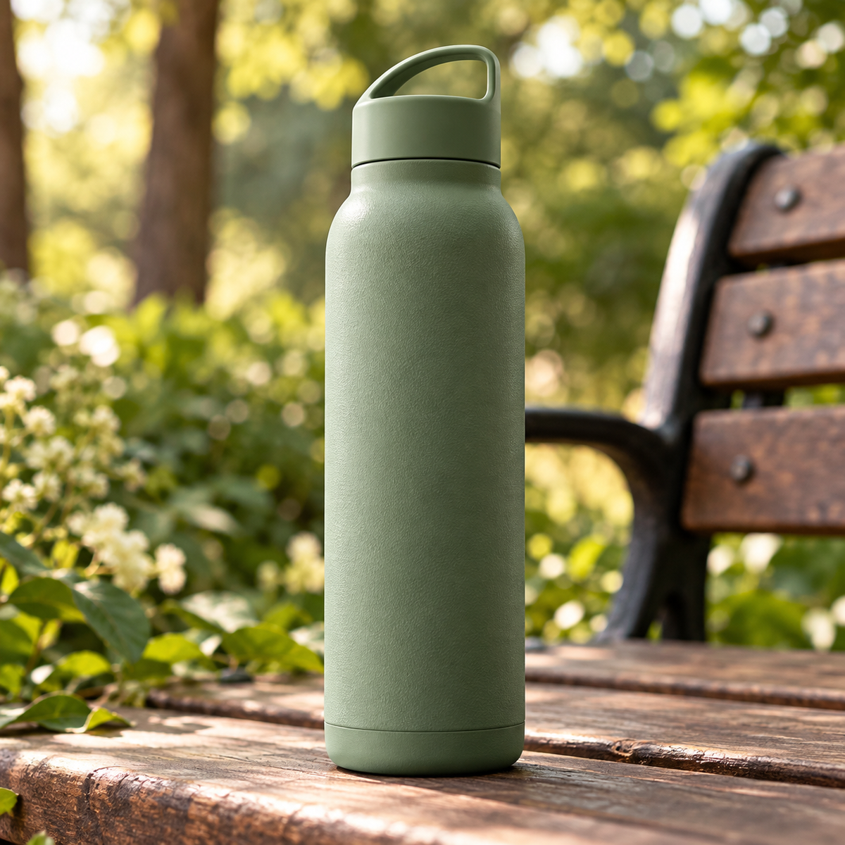 Sage Loop Bottle — original generated design visualization